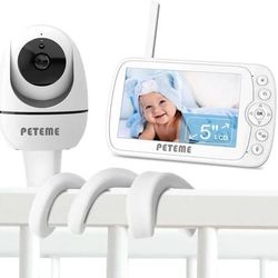 Brand New Wireless Baby Monitor 1080pHD with Large Screen Receiver, Pan Tilt Zoom, 2 Way Audio