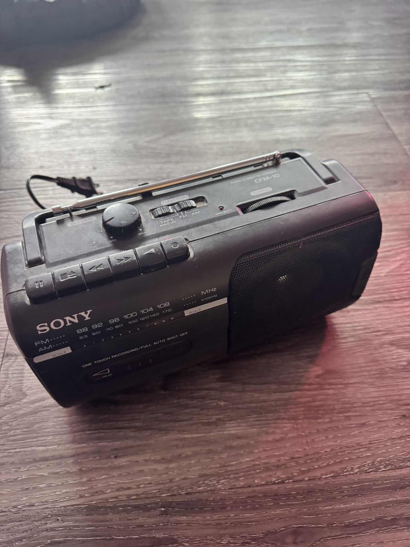 Sony cassette boombox