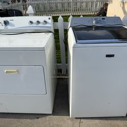 Washer and Dryer 
