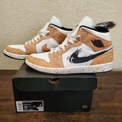 Jordan 1 Brushstroke Size 12
