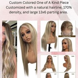 ✨18 In Layered Pecan Blonde And Brown Dimensional Lace Wig w/Large Parting Area✨Make Offer!