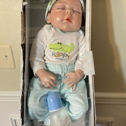18” Vinyl Silicone Reborn Baby Doll