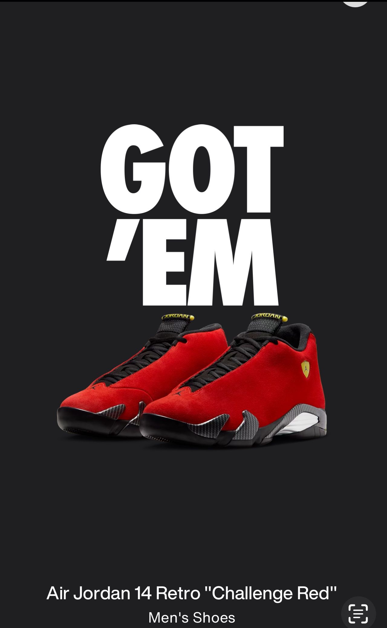2025 Jordan 14 Challenge Red