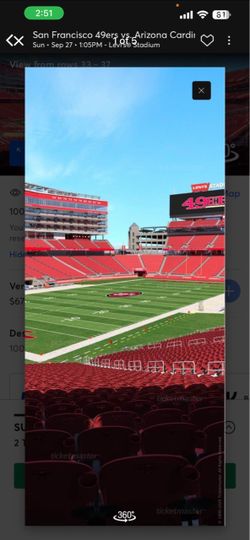 San Francisco 49ers single game tickets