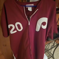 Mitchell And Ness Mike Schmidt Full Zip Jersey 