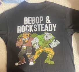 Used TMNT BeBop & Rocksteady T-Shirt Large
