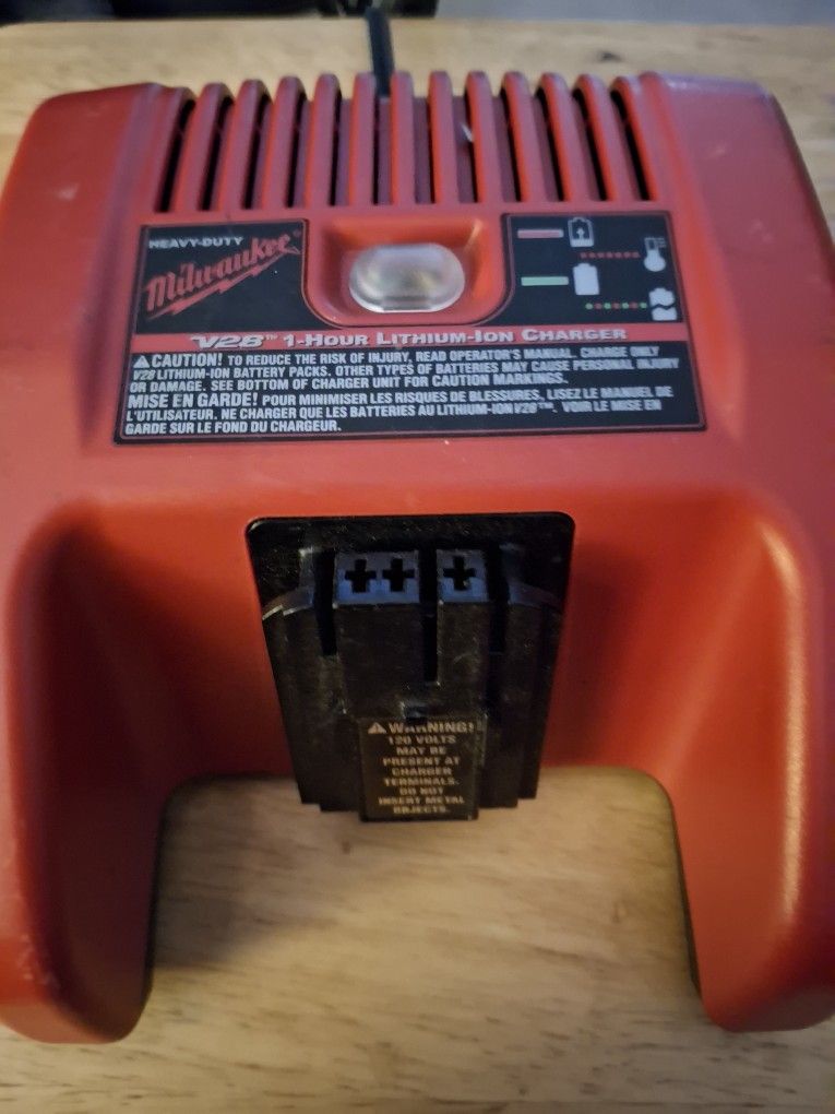 Milwaukee V28 Charger $10.00
