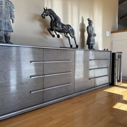 Restoration hardware Side Table And Credenza 