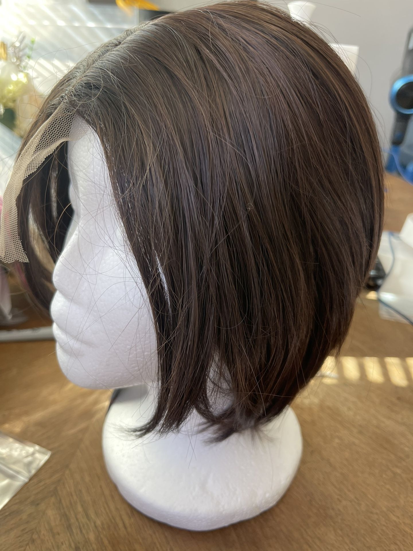 Short Dark Brown Bob Wig #28