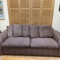 SLEEPER SOFA COUCH AND LOVESEAT - EXC. COND.