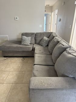 Sectional Couch W/ built in bed 