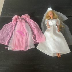 Original Barbie 1982 'Wedding of the Year Here Comes The Bride' #5743 and Lovely N Lacy #5653. 