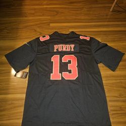 49ers Purdy Black Jerseys $60ea Firm S M L Xl 2x 3x And 90ea 4x 5x Only 