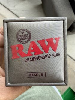 Raw Papers Championship Ring