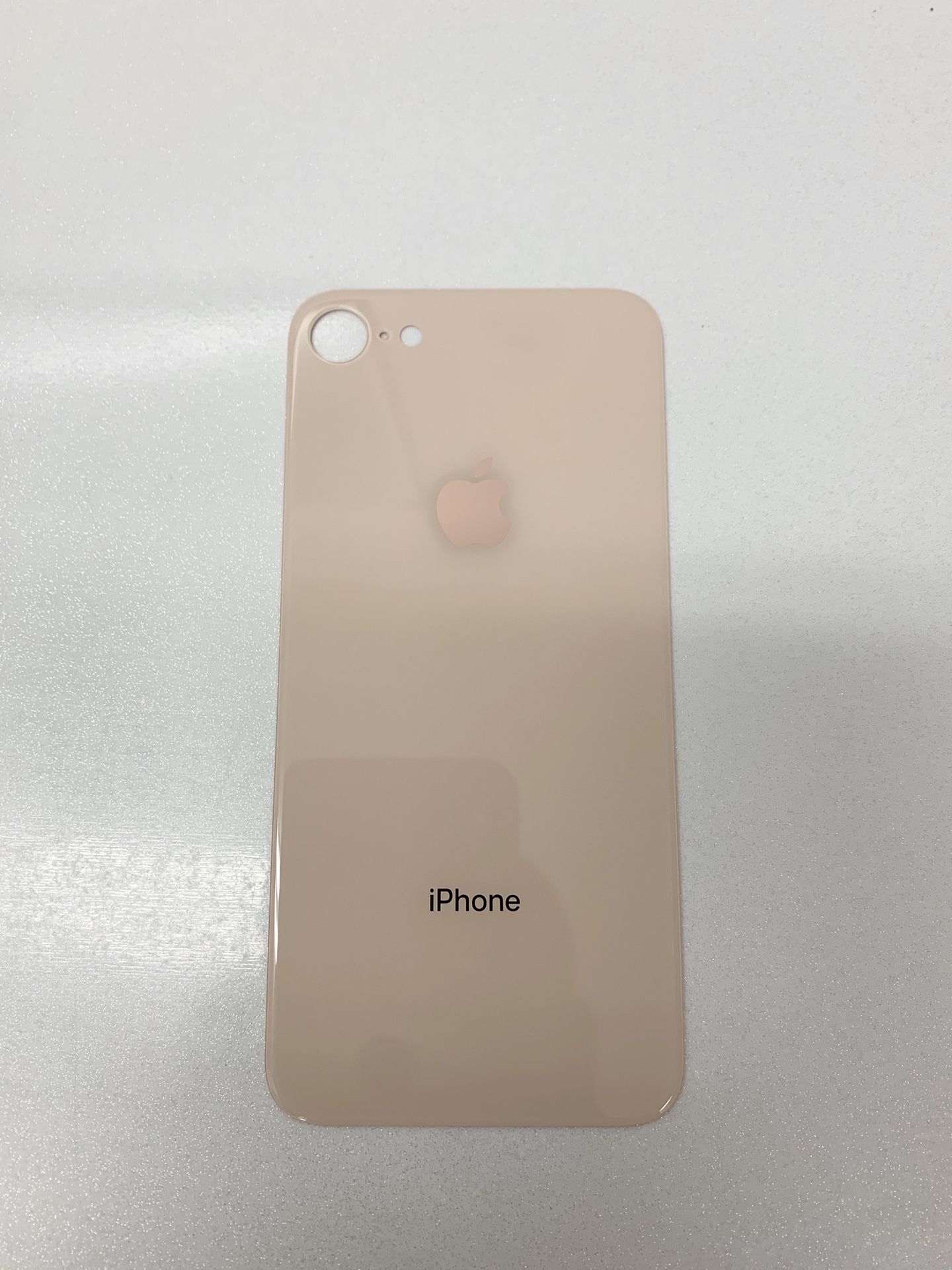 iPhone 8 Back Glass Big Hole Part - Gold