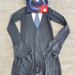 Skibidi Cameraman Costume Kids 7–8 (Halloween)