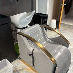 Electric Shampoo Chair Massage. 