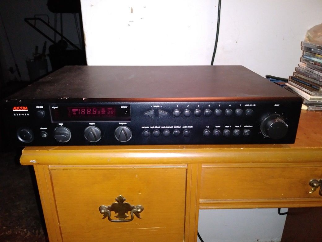Adcom GTP-450 preamp and tuner