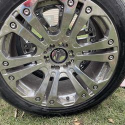 22" Wheels Monster Chrome
