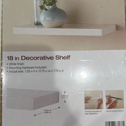 Floating Shelf White 