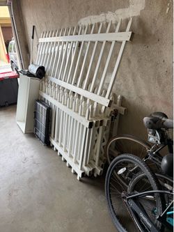 Vinyl fencing used