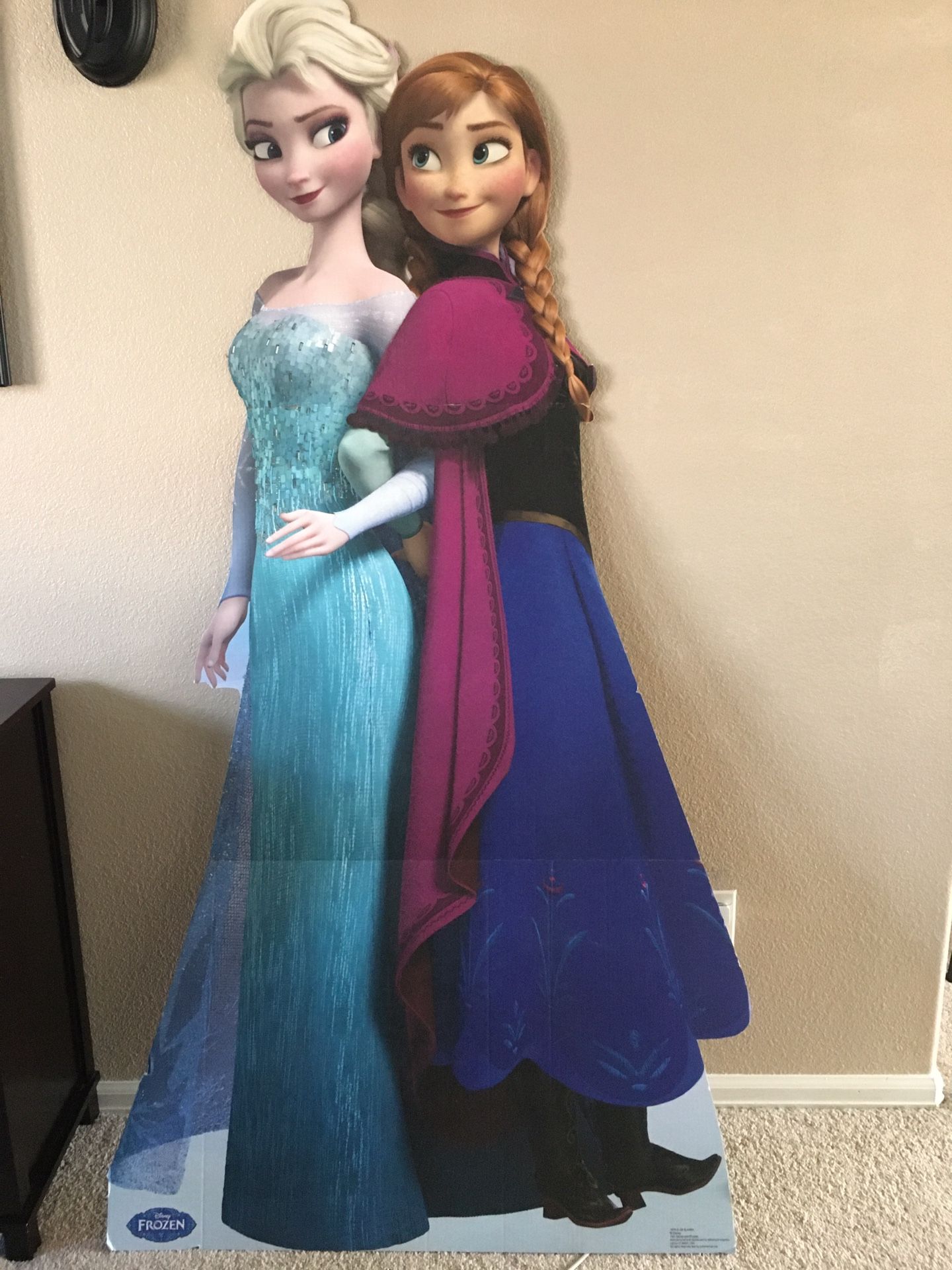 Elsa and Anna Cardboard Cutout 