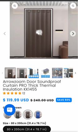 Soundproof Door Curtain / Thermal Insulated Curtain
