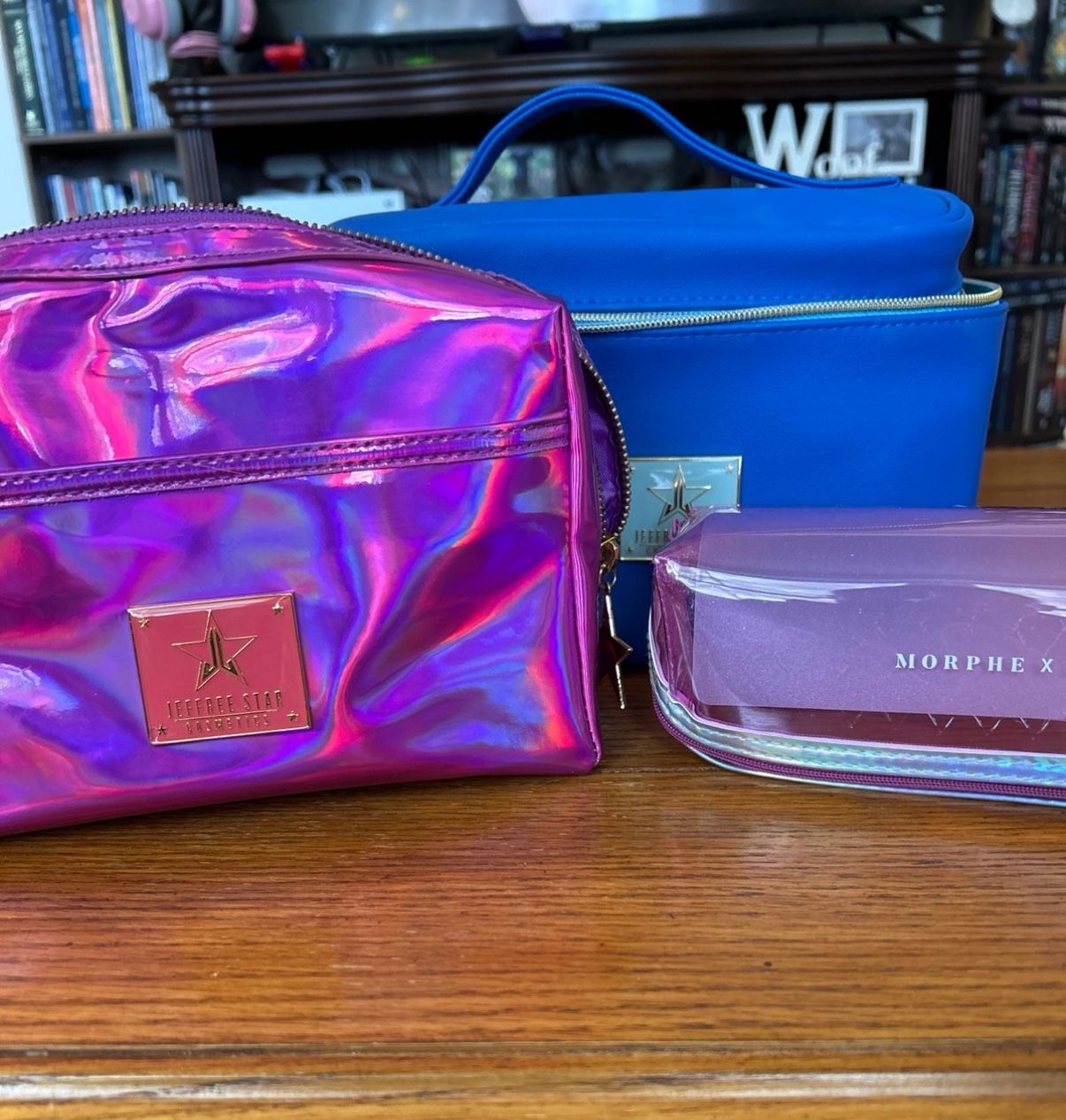 Set Of 3 Jeffree Star Makeup/Brush Bags