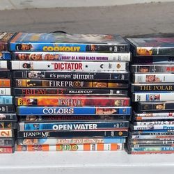 DVD's Sale $0.50 Cents Each