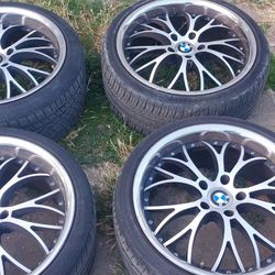 Bmw Wheels And Tires Rims 5x120 19 Staggered 