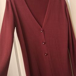 Joseph A•SZ: XL•Long-sleeved Sweaters•Burgundy