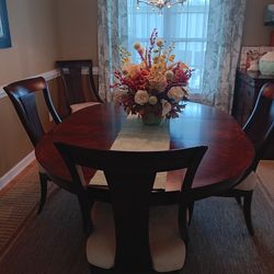 Mahogany Haverty dining set