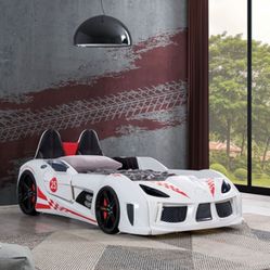 Brand New White Twin Size White Design Bed Frame 