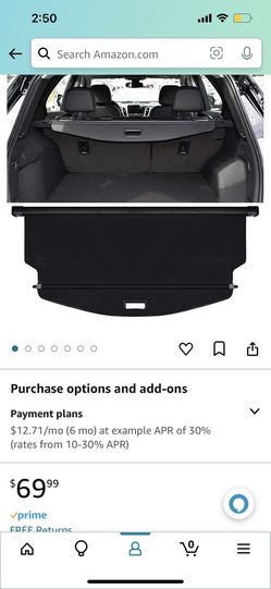 Trunk Cargo Cover