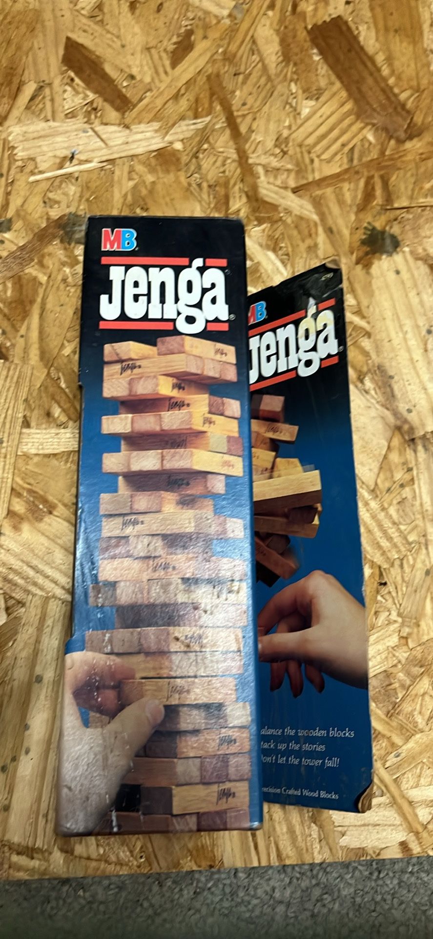 Family games Jenga & dominos