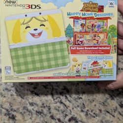 New Nintendo 3DS Console Animal Crossing: Happy Home Designer UNOPENED