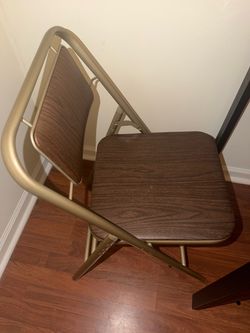 Folding chairs a pair of two