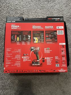 Milwaukee M18 FUEL 3/8" Mid-Torque Impact Wrench Kit 2 batteries