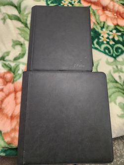 2 top loader binders lot