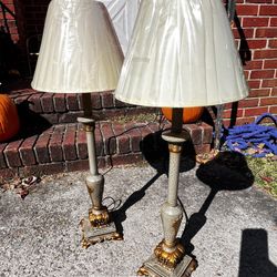 New Pair of Tall Table lamps 