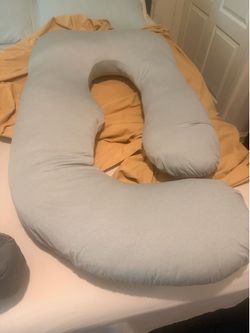 Momcozy Pregnancy Pillow for Sleeping - U Shaped Full Body Maternity Pillow
