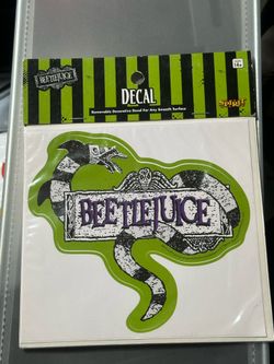 Beetlejuice decal sticker