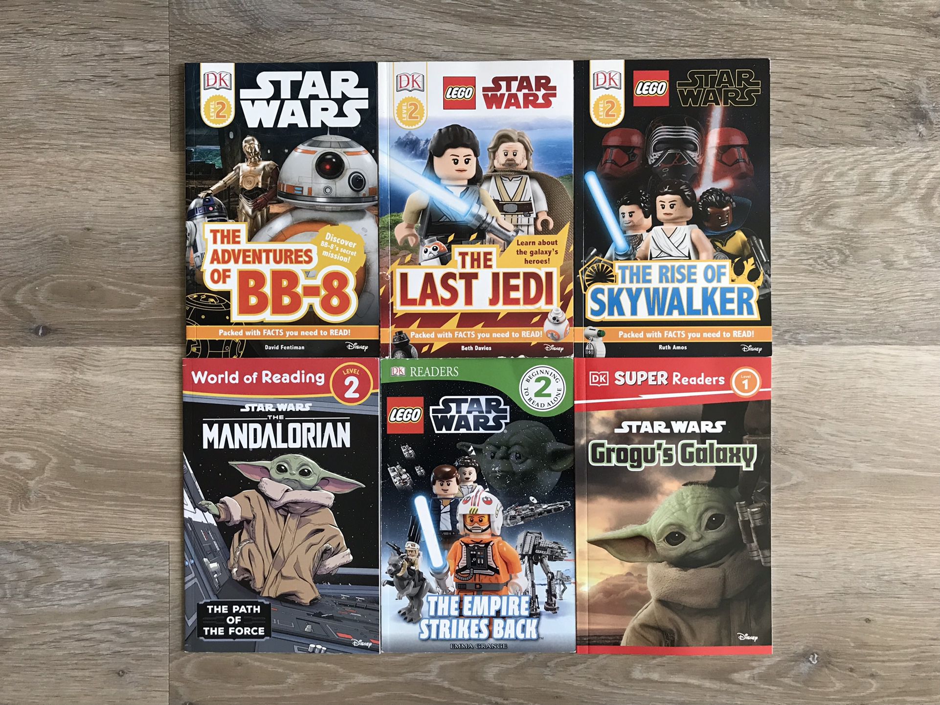 6 NEW LEGO Star Wars Kids Children Storybooks Story Books