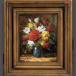 ORIGINAL OIL PAINTING BY TIMELESS TREASURES SIGNED L. FRANK