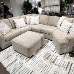 Brogan Bay Cork 3 Piece RAF LAF Cuddler Sectional 