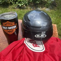 Harley Davidson Open face HJC Helmet New