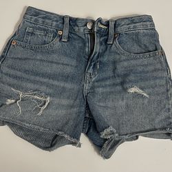Old Navy Girls Denim Distressed Shorts Size 10