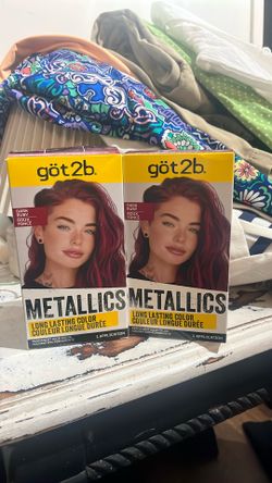 Metallics Permanent Hair Color Dark Ruby New 