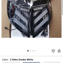 Car Tail Light for for Civic for Type R 10th Hatchback 2016- 2021 Turn Signal Brake Reverse Taillight Rear Tail Light(2 Sides Smoke red)