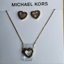 💖 Michael Kors Women's Necklace & Earrings Set 💖 